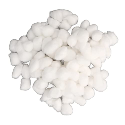 Yctze Winter-Hamster-Thermobettwäsche – Igel-Wattebälle und Isoliertes Nistmaterial für Syrische Hamster – Gemütliche Wärme und Komfort für Kaltes Wetter (White) von Yctze
