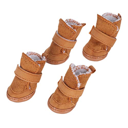 Yctze Winter Warme Hundestiefel I-Skid Pfote oder mit SE ST Design Für Komfortable Outdoor F Yctze Winter Warme Hundestiefel I-Skid Pfote oder mit SE ST Design Für Komfortable Outdoor F von Yctze
