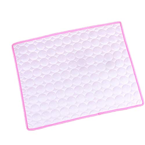Ycxydr Summer Dog Mat Ice Pad 100 * 70 cm Große EIS-Seide Coole Haustierbetten Rosa L Ycxydr Summer Dog Mat Ice Pad 100 * 70 cm Große EIS-Seide Coole Haustierbetten Rosa L von Ycxydr