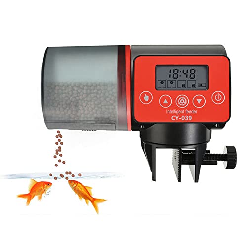 Automatic Fish Tank Feeder,Automatische Fischfutterautomat 200 ml, Futterautomat mit Auto Digital LCD Display Fütterung Timer für Aquarium von Yearninglife