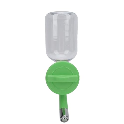 Yechiry Edelstahl Hängende Hundekäfig -Wassertrinkflasche, 300 Ml Hunde Katzenwasserfuttermittel mit Kugellager Zur Flüssigkeitszufuhr, Platzeinsparung für Haustierkäfig oder Zaun, von Yechiry