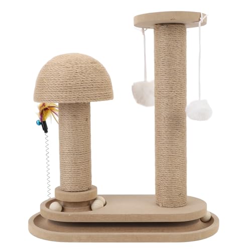 Robuster Katzenkratzbaum, Hochwertiger Sisal-Katzenkratzer mit Stabiler Struktur, Interaktives Katzenspielzeug Im Drehteller-Design mit Ball-Teaser für Spaß und Bewegung Im Robuster Katzenkratzbaum, Hochwertiger Sisal-Katzenkratzer mit Stabiler Struktur, Interaktives Katzenspielzeug Im Drehteller-Design mit Ball-Teaser für Spaß und Bewegung Im von Yechiry