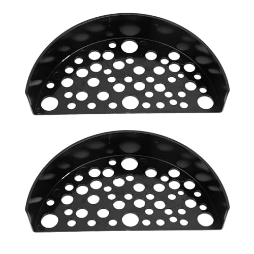 Yechiry 2 PCs Garnelenhöhle, Garnelen -Hindout Shelter Geräumige Zuchthaut mit Löchern für Fischtankaquarium (Black) von Yechiry