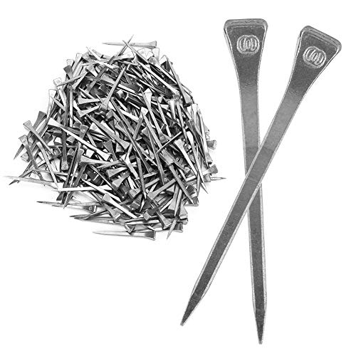 Yechiry 250 Clous Pour Fer à Cheval E6, Fixation Ferme Rigidité Appropriée Fabrication Soignée Acier Outil Pour Fer à Cheval, Pince à Sabot | Accessoire Pour Clous | Clou Pour Sabot von Yechiry