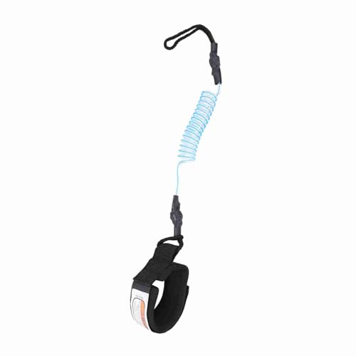 Yechiry 5ft Stand -up -Paddleboard Leine, Super Starkes 5 mm PU Kabel, Einstellbare Knöchelmanschette, Ideal für Bodyboard und Mehr, Bequemer Knöchelgurt, der für Männer und Frauen Geeignet Ist (BLUE) von Yechiry