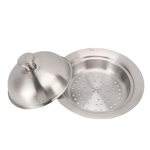 Yechiry Dampferplatte, 304 Edelstahl Fliegersaucer Multifunktionales Dampfplatte und Nudelabfluss, Runder Dampfnetz aus Edelstahl für Lebensmittel Im Dampftopf Yechiry Dampferplatte, 304 Edelstahl Fliegersaucer Multifunktionales Dampfplatte und Nudelabfluss, Runder Dampfnetz aus Edelstahl für Lebensmittel Im Dampftopf von Yechiry