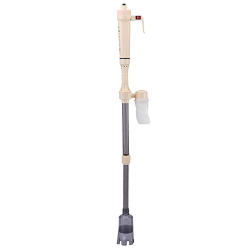Yechiry Elektrischer Aquarien-Kies Reiniger, Fischs Chale Reiniger Verstellbarer Rohr-Hands Iphon Schlauch Schnell Pumpe, Wasser Wechsel, Intuitive Siphon Pumpe, Fisch-Aquarium von Yechiry