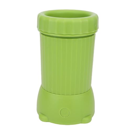 Yechiry Elektrischer Hundepfotenreiniger, Zeitsparender Automatischer Waschbecher mit Saugnapfbasis, 360°-Reinigungswerkzeug für Die Umfassende Reinigung Der Pfoten (Green) von Yechiry