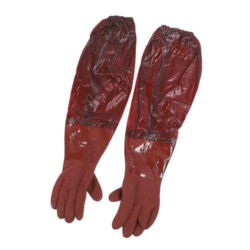 Yechiry Gummi -Reinigungshandschuhe, 25,6 Zoll Lange Gummihandschuhe, wasserdichte, Verdickte Haushaltsreinigungshandschuhe, Wiederverwendbare mit Voller Armteich Zur Industriereinigung, Maschinen, Yechiry Gummi -Reinigungshandschuhe, 25,6 Zoll Lange Gummihandschuhe, wasserdichte, Verdickte Haushaltsreinigungshandschuhe, Wiederverwendbare mit Voller Armteich Zur Industriereinigung, Maschinen, von Yechiry