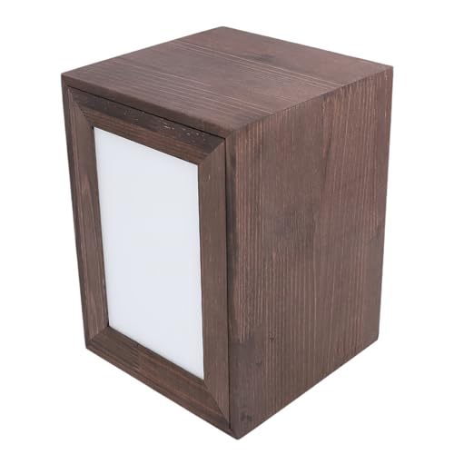 Yechiry Haustier-Gedächtnisurnen, Pet Photo Memory Box, Holz Hund Katze Beerdigung Kremation Urnen Pet Memorial Erinnerungsbox Hund Asche Box mit Fotorahmen für Asche, Katze Oder Hund Yechiry Haustier-Gedächtnisurnen, Pet Photo Memory Box, Holz Hund Katze Beerdigung Kremation Urnen Pet Memorial Erinnerungsbox Hund Asche Box mit Fotorahmen für Asche, Katze Oder Hund von Yechiry