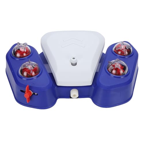 Yechiry Haustier -Trinkbrunnen, Hundewasserspender, Sommernebelspray, Interaktives Spielzeug, Unterhaltungslösung mit Sicherem Wasser Sauberkeit, Multifunktionales Werkzeug für Haustiere (Blue) von Yechiry