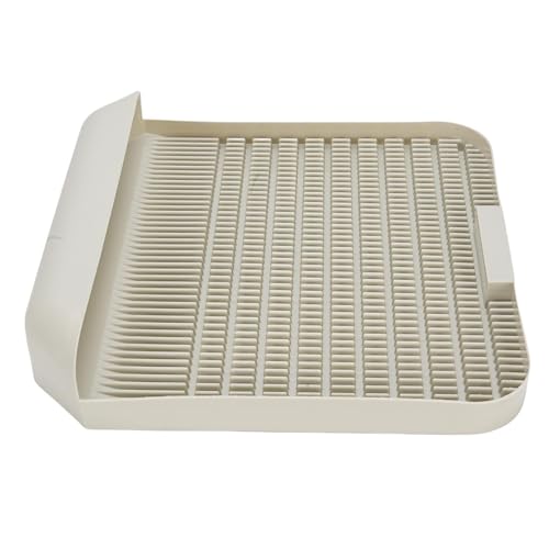 Yechiry Kätzchen -Pedal -Stufelhocker, Plastikkatze Katzentoilette Rampe, Multifunktional Doppelschichtstreu Trapper mit Filterfunktion für Kleine und ältere Katzen (Grau-weiß) von Yechiry