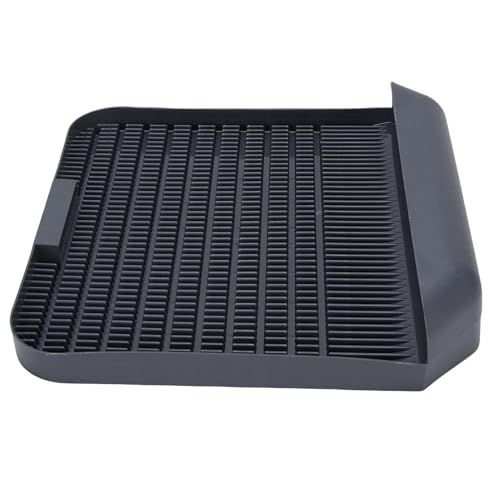 Yechiry Kätzchen -Pedal -Stufelhocker, Plastikkatze Katzentoilette Rampe, Multifunktional Doppelschichtstreu Trapper mit Filterfunktion für Kleine und ältere Katzen (Gray) von Yechiry
