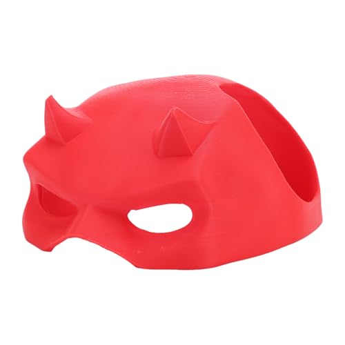 Yechiry Kunststoff-Katzenmaske, Lustige Katzen-Cosplay-Gesichtsbedeckung, Auffälliges Halloween-Kostüm-Accessoire, Verspieltes Verkleiden für Festivals, Partys, Fotoshootings von Yechiry