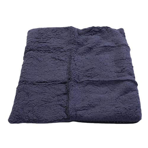 Yechiry Plüsch-Haustiermatte, Bequeme Plüsch-Hundeschlafmatte mit Rutschfester Unterseite, Deluxe-Katzenkissen, Mittelgroße und Kleine Hunderassen, Bietet Haustierkomfort und Wärme (dunkelgrau) von Yechiry