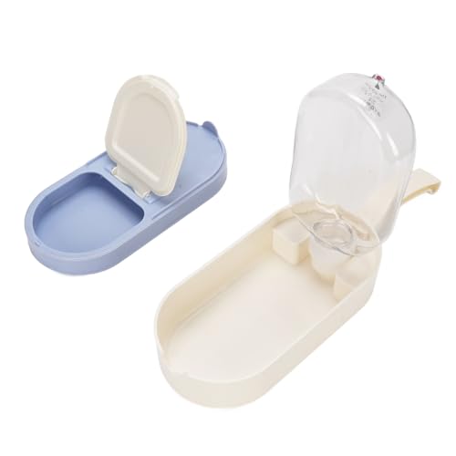 Yechiry Tragbare Hundeswasserflasche und Lebensmittelspender, Leckere Haustier -Reiseblasflasche mit 250 Ml Großkapazität für Wanderwanderungscamping Im Freien (Blue) von Yechiry