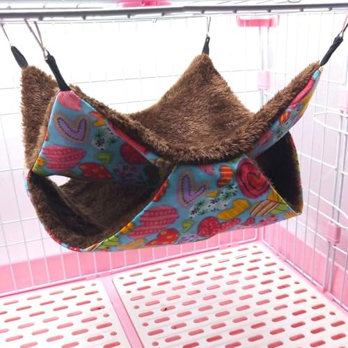 Yechiry Weiche Warme Haustier-Hamster-Hängematte, Hängebett, Schlafsack, Haustierdecke, Kleintier-Hängematte, Haustierkäfig-Hängematte für Mäuse, Ratten, Hamster, Meerschweinchen, Vögel Yechiry Weiche Warme Haustier-Hamster-Hängematte, Hängebett, Schlafsack, Haustierdecke, Kleintier-Hängematte, Haustierkäfig-Hängematte für Mäuse, Ratten, Hamster, Meerschweinchen, Vögel von Yechiry