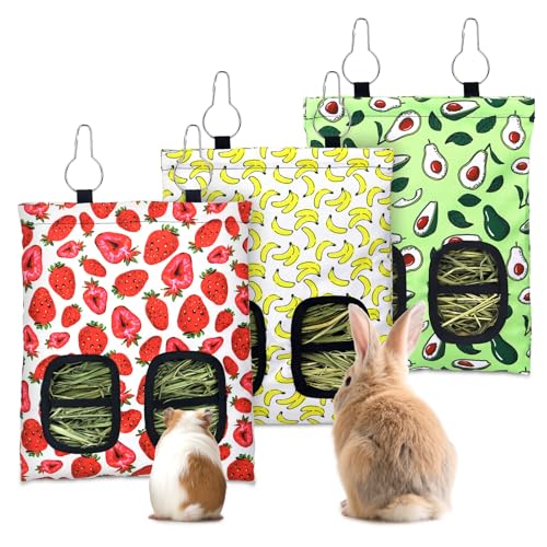 Heubeutel für Kaninchen, 2 Löcher, zum Aufhängen, Heu-Futterstation für Meerschweinchen, Heubeutel, Heu-Futterstation für Kaninchen, Chinchillas, Hamster, kleine Haustiere und Tiere, Rot, 30 x 22 cm Heubeutel für Kaninchen, 2 Löcher, zum Aufhängen, Heu-Futterstation für Meerschweinchen, Heubeutel, Heu-Futterstation für Kaninchen, Chinchillas, Hamster, kleine Haustiere und Tiere, Rot, 30 x 22 cm von YedsIntu