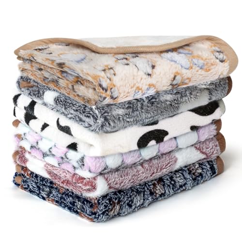 Saugfähige Meerschweinchen-Decken, waschbar, Kleintier-Fleece, wasserdicht, Käfigeinlagen, wiederverwendbar, für Hamster, Frettchen, Kaninchen, Chinchilla, Igel, 30 x 30 cm, 6 Stück Saugfähige Meerschweinchen-Decken, waschbar, Kleintier-Fleece, wasserdicht, Käfigeinlagen, wiederverwendbar, für Hamster, Frettchen, Kaninchen, Chinchilla, Igel, 30 x 30 cm, 6 Stück von YedsIntu
