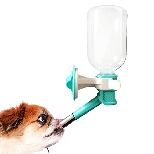 Yeeda Hunde-Wasserspender für Käfig, Hunde und Katzen, hängende Wasserflasche, kein Tropfen der Schwerkraft, Wasserflasche für Hundekäfige, Welpen, Kätzchen, Kaninchen, Hamster, Igel von Yeeda