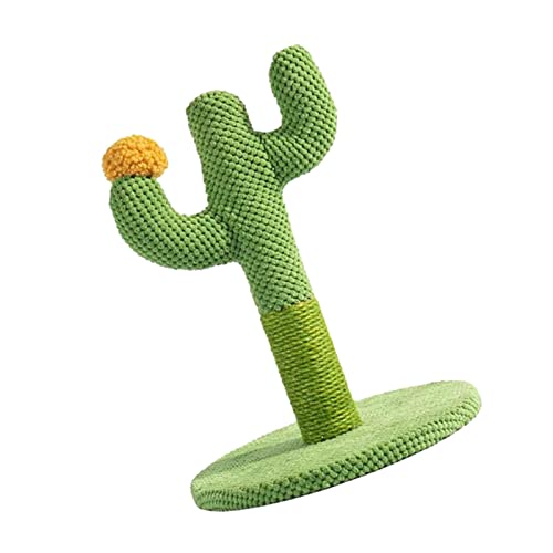 Yeeda Kaktus-Katzenkratzer – Katzen-Übungsspielzeug Kätzchen-Kratzbaum – lustiges Haustier-Trainingsspielzeug Sisalseil Katzenkratzer für drinnen und draußen, Kaktusform von Yeeda