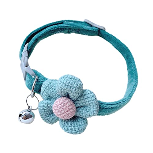 Yeeda Katzenblumen-Halsband – zartes Katzenhalsband mit Blumen-Katzenhalsband, Sommerblumen-Muster, Halsband für Haustiere, tägliche und sommerliche Dekoration von Yeeda