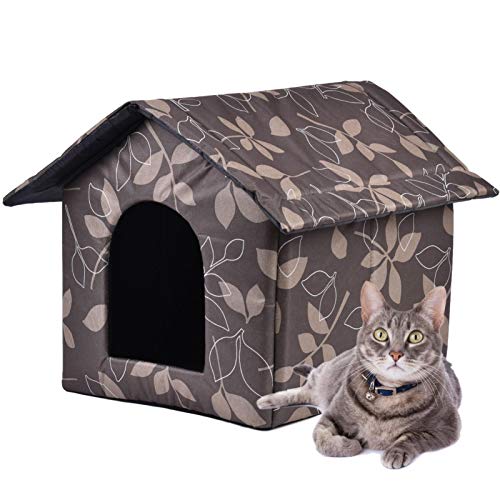 Yeeda Katzenhaus für den Außenbereich für den Winter und draußen, Katzenhütte für draußen, warm, wasserdicht, für den Außenbereich von Yeeda