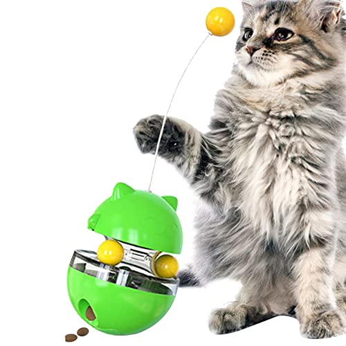 Yeeda Katzenspielzeug, Katzen Anziehen, Tumbler Kitten Spielzeug Interaktiv Katzenzubehör Katzenspielzeug Indoor Geschenk Für Katzen, 360-Grad-Drehung von Yeeda