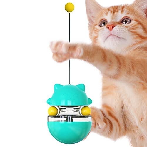 Yeeda Katzenspielzeug, Katzen Anziehen, Tumbler Kitten Spielzeug Interaktiv Katzenzubehör Katzenspielzeug Indoor Geschenk Für Katzen, 360-Grad-Drehung von Yeeda