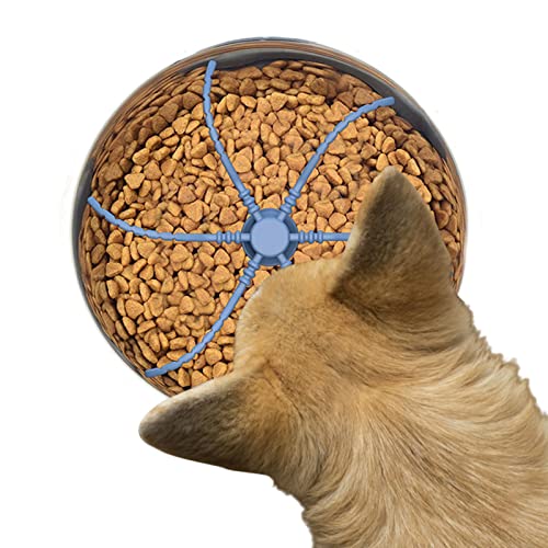 Yeeda Slow Feeder Hundenapf-Einsatz – Silikon langsamer Futterspender mit Leckmatte | Hundenapf Langsamer Futterspender mit starken Saugnäpfen für große Rassen, mittlere Größe für kleine Rassen und von Yeeda