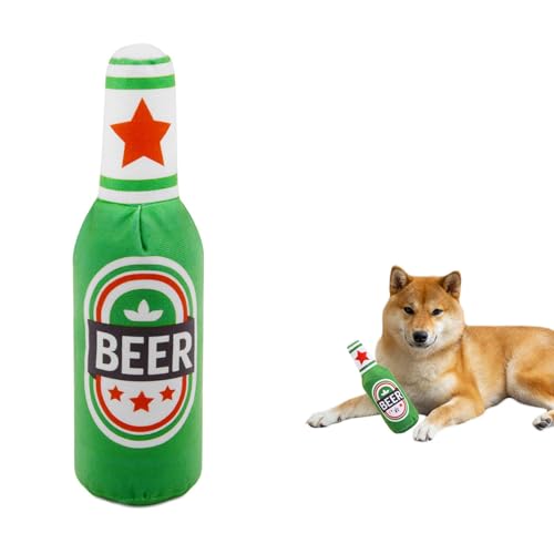 Yeenano Bierflaschen-Plüschspielzeug,Quietschendes,Interaktives Hundekauspielzeug,Weiches Bierflaschen Plüsch,Lustiges Plüschspielzeug für kleine,Mittelgroße Große Hunde und Andere Haustiere Yeenano Bierflaschen-Plüschspielzeug,Quietschendes,Interaktives Hundekauspielzeug,Weiches Bierflaschen Plüsch,Lustiges Plüschspielzeug für kleine,Mittelgroße Große Hunde und Andere Haustiere von Yeenano