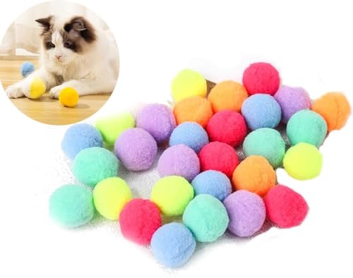 Haustier-Spielzeug-Ball, flauschige Bälle, bunt, wiederverwendbar, weich und bunt, Katzenbälle, interaktives Spielzeug, mehrfarbig, flauschige Bälle für Handwerk, Produktion, Freizeitprodukte, DIY, Haustier-Spielzeug-Ball, flauschige Bälle, bunt, wiederverwendbar, weich und bunt, Katzenbälle, interaktives Spielzeug, mehrfarbig, flauschige Bälle für Handwerk, Produktion, Freizeitprodukte, DIY, von Yelschwa