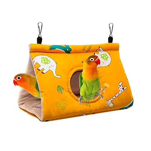 Warmes Vogelnest für den Winter, warmes Vogelhaus, Hängematte, Samt, Schuppen, Hütte, Versteck für Papageien, Größe M Warmes Vogelnest für den Winter, warmes Vogelhaus, Hängematte, Samt, Schuppen, Hütte, Versteck für Papageien, Größe M von Yelschwa