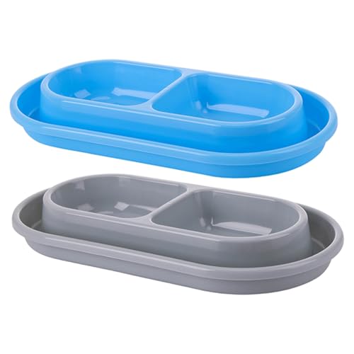 2pcs Ant Proof Cat Food -Schalen Doppelblech Ant Proof Hundeschale Nicht -Plastik -Kunststoff -Futtermittel 10.8x5, 9x1, 4 Zoll, Katzenschale 2pcs Ant Proof Cat Food -Schalen Doppelblech Ant Proof Hundeschale Nicht -Plastik -Kunststoff -Futtermittel 10.8x5, 9x1, 4 Zoll, Katzenschale von Yeory