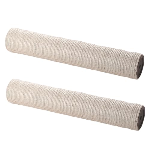 2pcs Katzenkratzen nach dem Austausch, 16 Zoll Natural Sisalersatzkratzer, zuverlässige und stabile Katzenkratzer -Nachfüllstangenteile für Innenkätzchen, Sisal Scratcher von Yeory