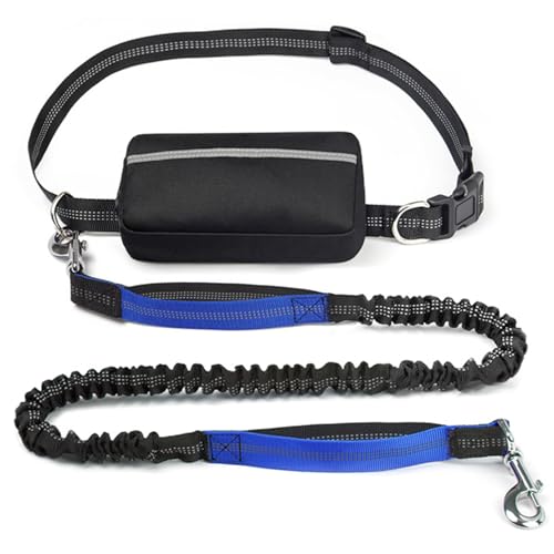 Hände freie Hundelise, Hände freie Hundeleine, Hundelauf -Blei, Taille Hundekühlung für Gehen, Hundeleine mit abnehmbarem Reißverschlussbeutel Hände freie Hundelise, Hände freie Hundeleine, Hundelauf -Blei, Taille Hundekühlung für Gehen, Hundeleine mit abnehmbarem Reißverschlussbeutel von Yeory