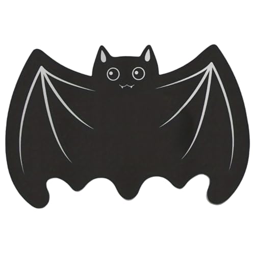 Halloween Dog Food Matte 24x16inch wasserabsorbierende Nicht rutschende Diatomschlamm Gothic Fledermaus-Fütterungsmatte für Katzen und Hunde Halloween Dekorationen, Hund für Nahrung und Wasser von Yeory