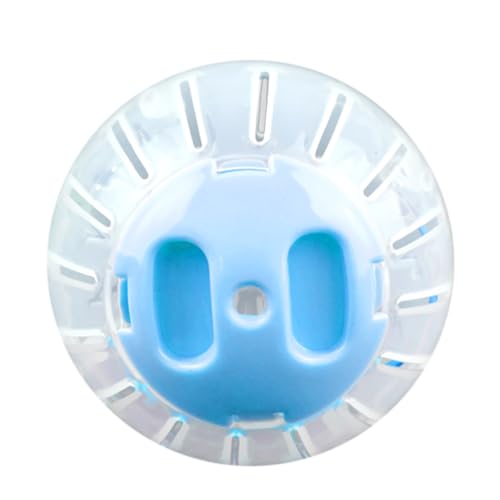 Hamster-Übungskugel, Hamsterkugel 4, 72 Zoll, Plastikrad transparent, runde Spielzeug mit hohlem Lochblau Hamster-Übungskugel, Hamsterkugel 4, 72 Zoll, Plastikrad transparent, runde Spielzeug mit hohlem Lochblau von Yeory