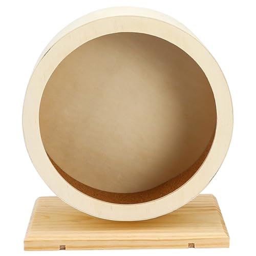 Hamsterrad aus Holz, 6-Zoll-Laufrad für Haustiere, Laufrad für kleine Haustiere, Spinner- für Kleintiere von Yeory