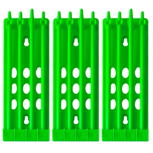 Yeory 3pcs Taubenversorgung, Kunststofftaubenbeinringe Holder Hähnchenbänder Rack Rahmen 7,8x2,7 Fuß Ring Ort Organizer, Hühnerbeinbänder von Yeory