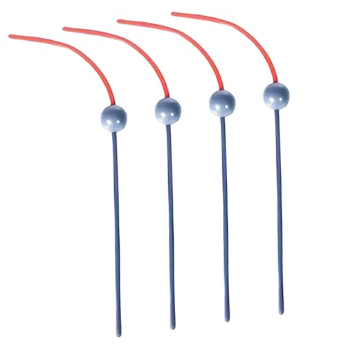 Yeory 4pcs Katzenstab -Ersatzspielzeug für interaktives motorisiertes Kätzchenspielzeug, Plastikkatze Zauberstab Spielzeug Nachfüllung Innenkätzchen Spiel & Bewegung, motorisiertes Spielzeug von Yeory