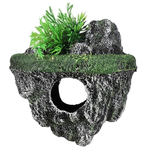Yeory Aquarium Künstlicher schwimmender Gestein, schwimmendes Aquariumdekor, Harzhöhle 5.1x3, 5x6, 3 Zoll, Simulationsfelsenlandschaft von Yeory