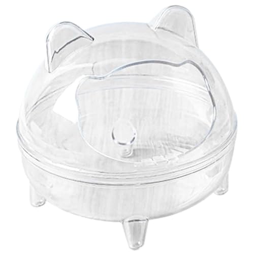 Yeory Hamster Sandbadbehälter, Plastik Hamster Bad Sandkasten klarer Hamster Sandbad Toilettenduschbaum für Hamster Käfigzubehör, Hamster Bad Sand Sand Yeory Hamster Sandbadbehälter, Plastik Hamster Bad Sandkasten klarer Hamster Sandbad Toilettenduschbaum für Hamster Käfigzubehör, Hamster Bad Sand Sand von Yeory