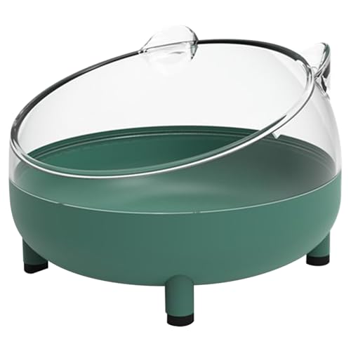Yeory Hamstersandkasten, 5x5x5 halbklammiger Hamster-Sandbadbehälter, transparentes verschüttetes Bad, stabile Waschkasten auch für Müll, Müll von Yeory