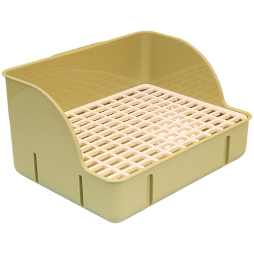 Yeory Kaninchendrüsenbox Käfigmontage 11x6x9in Plastik Bunny Müllbox Rechteckig Spritzer Mehrzweck für Papagei, Hamster, Meerschweinchen, kleines Haustier, Hasen Yeory Kaninchendrüsenbox Käfigmontage 11x6x9in Plastik Bunny Müllbox Rechteckig Spritzer Mehrzweck für Papagei, Hamster, Meerschweinchen, kleines Haustier, Hasen von Yeory