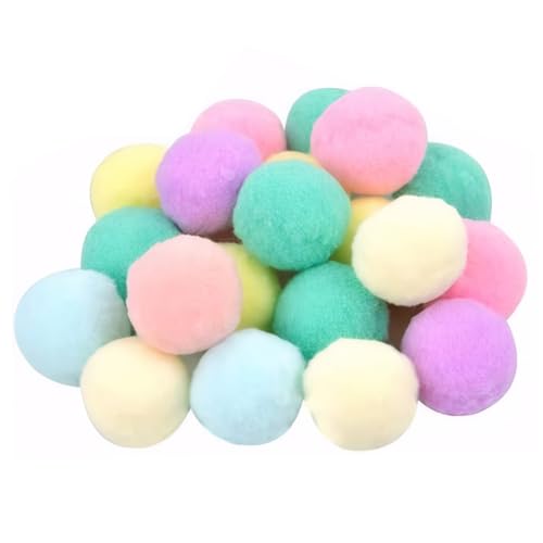 Yeory Katzenspielzeugkugeln, 20 -pcs -Katzen -Spielzeugkugeln, farbenfrohe interaktive Katzenbälle, Pom -Pom -Kugeln, pelzige Katzenspielzeugkugel, Katzenjagd Ball Yeory Katzenspielzeugkugeln, 20 -pcs -Katzen -Spielzeugkugeln, farbenfrohe interaktive Katzenbälle, Pom -Pom -Kugeln, pelzige Katzenspielzeugkugel, Katzenjagd Ball von Yeory