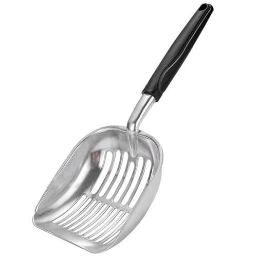 Yeory Katzenstreu Scoop, Kitty Metal Scooper 13, 6 x 5, 3 Zoll, hohlige Katzenstrauder-Schöpfer, Kätzchen Pooper Lifter Yeory Katzenstreu Scoop, Kitty Metal Scooper 13, 6 x 5, 3 Zoll, hohlige Katzenstrauder-Schöpfer, Kätzchen Pooper Lifter von Yeory