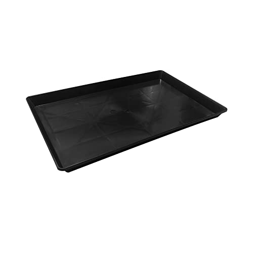 Yesuitme Ersatzpfanne aus Kunststoff für Yoshome Hundekäfig, schwarze Reinigungsschale für Haustierkäfige, Käfige, Zwinger, Hunde (120 x 74 x 3,5 cm) von Yesuitme