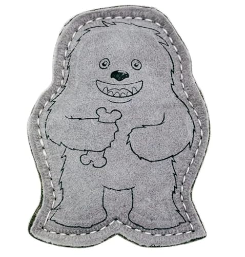 Yeti Dog Chew Hochwertiges Lederspielzeug – (abscheulicher Schneemann) von Yeti Dog Chew