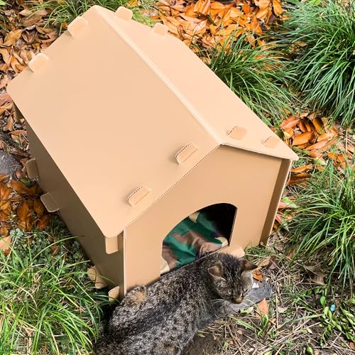 Katzenhaus im Freien, doppelschichtig, hohl, PP, Tierheim für streunende Katzen Katzenhaus im Freien, doppelschichtig, hohl, PP, Tierheim für streunende Katzen von YeulYuuri